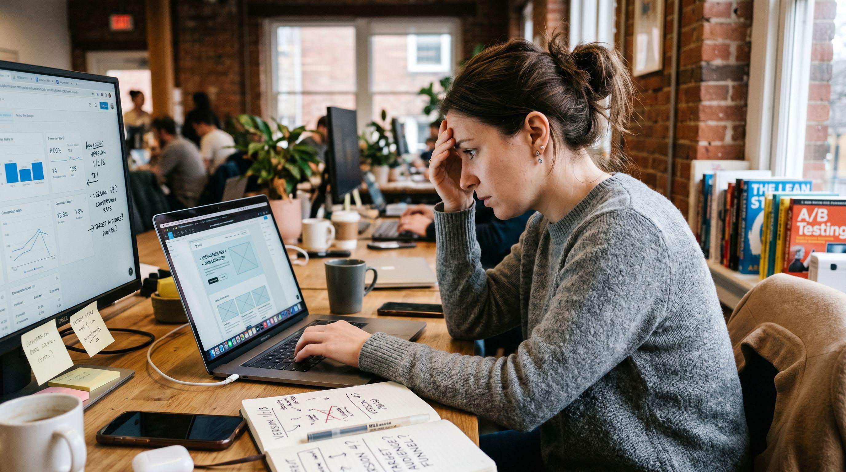 Why You Keep Rewriting Your Landing Page (It's Not the Copy)