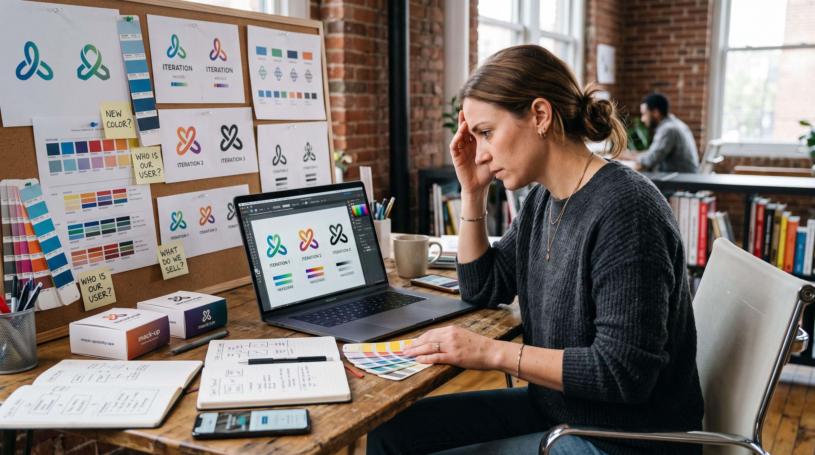 You Keep Changing Your Logo and Colors — Your Brand Isn't the Problem