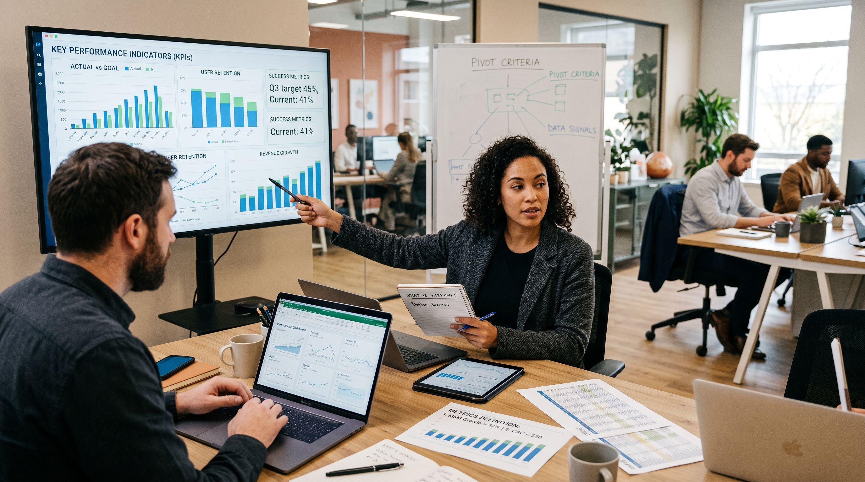 You Keep Saying "I'll Pivot If It Doesn't Work" — But What Is "Working"?